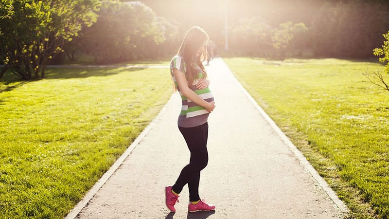 Exercise makes a healthy mom & baby