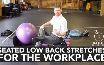 One Small Step: Short Exercises You Can Do to Alleviate Sitting Strain