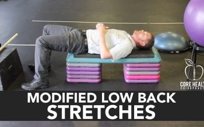 Modified Low Back Stretches